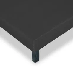 Bellecour Sommier tapissier Capucine 160x200 cm Epaisseur 13 cm Gris anthracite (pieds non inclus)* Sommier