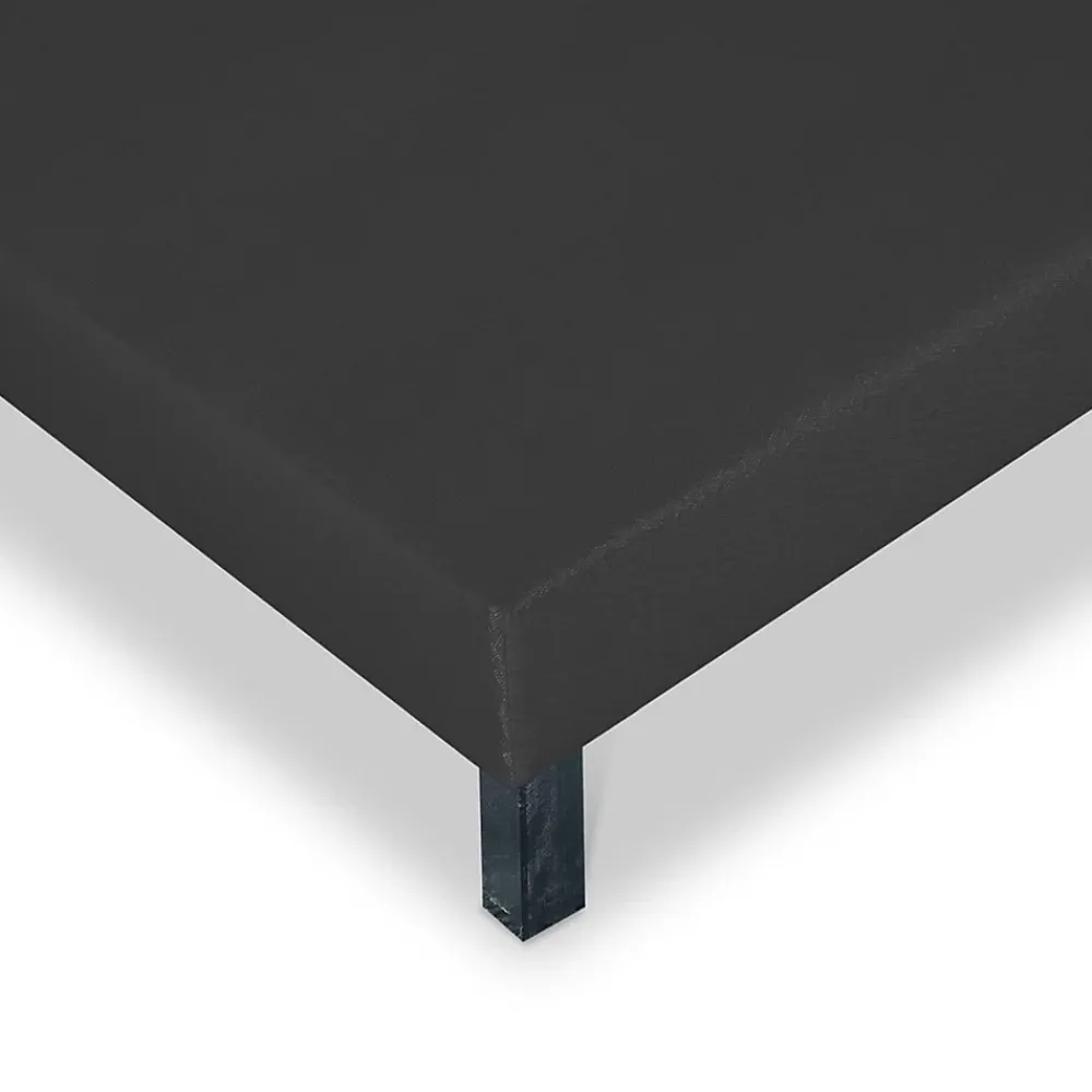 Bellecour Sommier tapissier Capucine 160x200 cm Epaisseur 13 cm Gris anthracite (pieds non inclus)* Sommier
