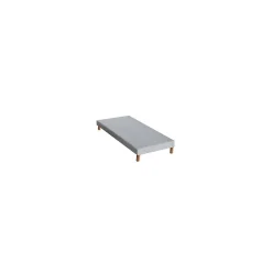 Sommier tapissier gris chiné 90x200>Idliterie