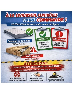 By Sommiflex. SOMMIER TAPISSIER GRIS 140x190 cm FABRICATION FRANÇAISE ARTISANALE PIEDS OFFER* Sommier