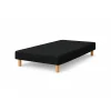 SOMMIER TAPISSIER NOIR 90x190 cm FABRICATION FRANÇAISE ARTISANALE PIEDS OFFERTS HAUTEUR avec PIEDS 27 cm>By Sommiflex. Discount