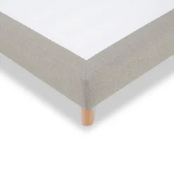 Bellecour Sommier tapissier Sisal 90x190 cm Epaisseur 18 cm Beige (pieds non inclus)* Sommier