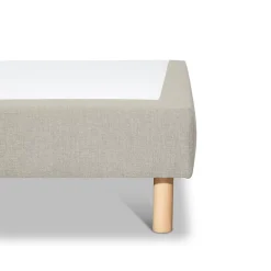 Bellecour Sommier tapissier Sisal 90x190 cm Epaisseur 18 cm Beige (pieds non inclus)* Sommier