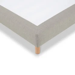 Sommier tapissier Sisal 160x200 cm Epaisseur 18 cm Beige (pieds inclus)><noscript><img width=