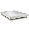 Sommier Tapissier Tissu Beige clair 135x190 H29cm>Sommeil De Plomb New