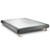Sommier Tapissier Tissu Gris anthracite 150x200 H29cm>Sommeil De Plomb Sale