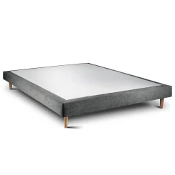 Sommier Tapissier Tissu Gris anthracite 150x200 H29cm>Sommeil De Plomb Sale
