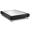 Sommier Tapissier Tissu Noir 150x200 H35cm>Sommeil De Plomb Hot