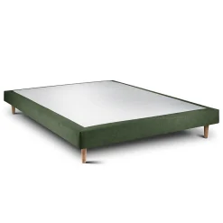 Sommier Tapissier Tissu Vert 140x200 H29cm>Sommeil De Plomb Clearance