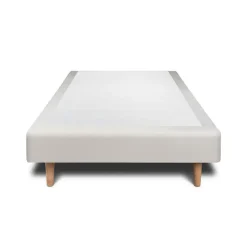 Sommier Tapissier Velours Gris clair 90x190 H35cm>Sommeil De Plomb Online