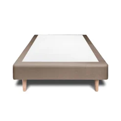 Sommier Tapissier Velours Taupe 100x200 H35cm>Sommeil De Plomb Best