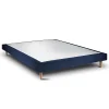 Sommier Tapissier Velours Bleu 150x200 H29cm>Sommeil De Plomb Outlet