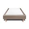 Sommier Tapissier Velours Taupe 90x190 H29cm>Sommeil De Plomb Best