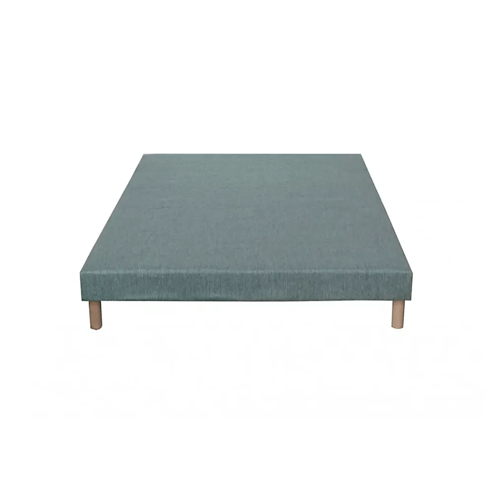 Idliterie Sommier tapissier vert celadon 160x200* Sommier