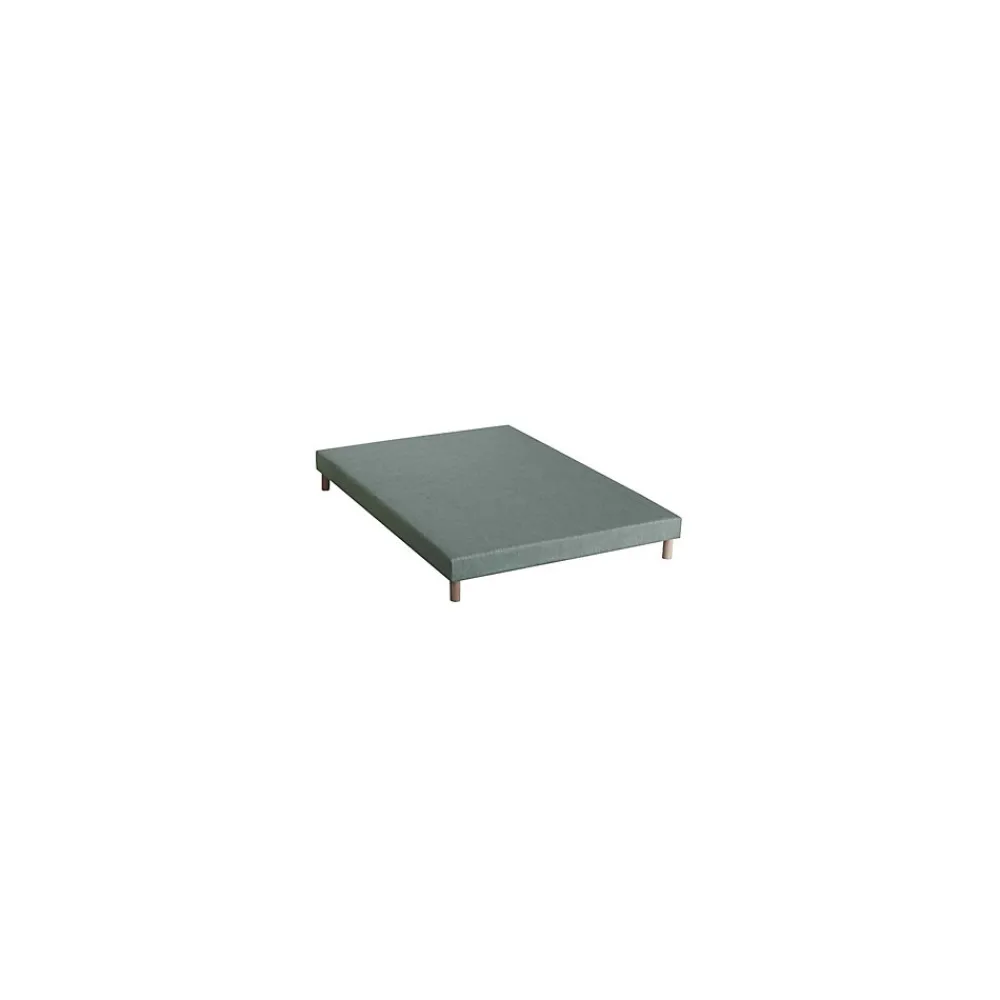 Sommier tapissier vert celadon 140x190>Idliterie Online