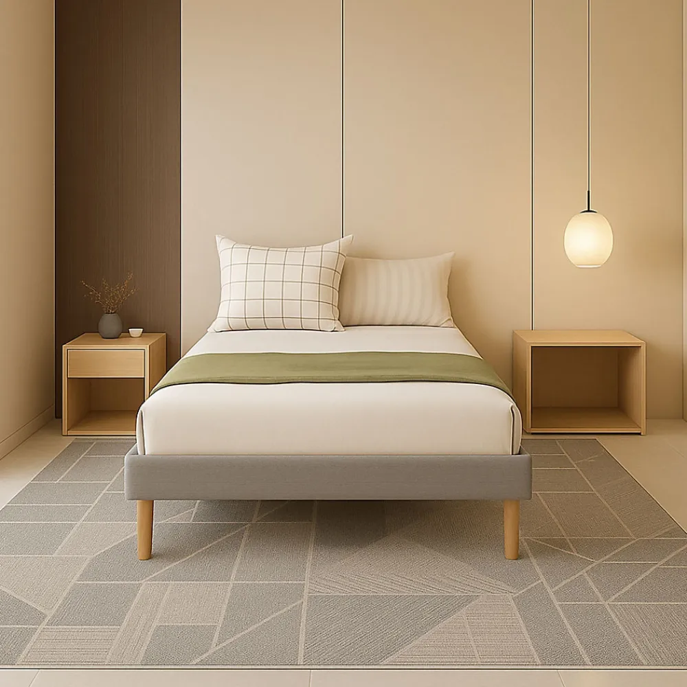 Sommier tapissier 80x200 cm - 20 cm - 13 lattes - montage rapide et facile - revêtement facile d'entretien - SOMMIER GREGORY GRIS>King Of Dreams Discount
