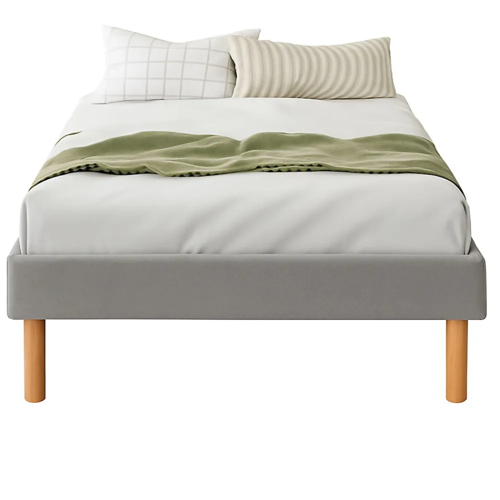 Sommier tapissier 80x200 cm - 20 cm - 13 lattes - montage rapide et facile - revêtement facile d'entretien - SOMMIER GREGORY GRIS>King Of Dreams Discount