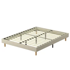 Sommier tapissier 140x200cm, 14 lattes, 9 pieds Hauteur du cadre 29 cm>Teeno Clearance