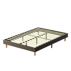 Teeno Sommier tapissier 140x200cm, 14 lattes, 9 pieds Hauteur du cadre 29 cm* Sommier