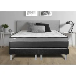Vitalit Sommier VITAL'SOM Noir 2 x 90 x 200 cm* Sommier