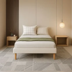 Sommier 80x190 - 18 cm - Compatible avec Tous Matelas - Confort Optimal - Montage Rapide et Facile - 13 Lattes - ADRIEN BLANC><noscript><img width=
