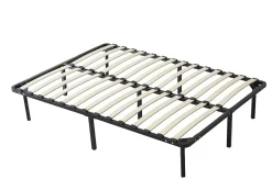 Sommier 120x190 cm - cadre à lattes - montage facile - confort optimal - usage quotidien - best seller>King Of Dreams Hot