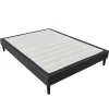 King Of Dreams Sommier 140x190 cm - dehoussable - avec pieds 20 cm - 13 lattes - soutien ferme - confort optimal - usage quotidien* Sommier