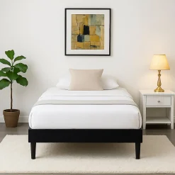 Sommier 90x200 cm - déhoussable - avec pieds 20 cm - confort optimal - usage quotidien - design moderne>King Of Dreams Discount