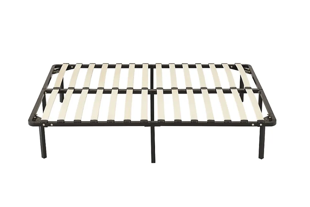 Nuits D'Or Sommier 180x200 cm - Jacky - Solide et Confortable x 29 cm - Cadre à lattes + 6 pieds en métal - Épaisseur métal 1,2 mm - 14 latte* Sommier
