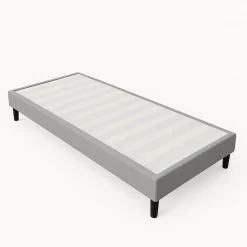 Sommier 80x200 cm - tapissier - déhoussable - housse lavable - pieds 20 cm - 13 lattes - confort optimal - usage quotidien ->Nuits D'Or Online