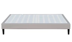Sommier 80x200 cm - tapissier - déhoussable - housse lavable - pieds 20 cm - 13 lattes - confort optimal - usage quotidien -><noscript><img width=