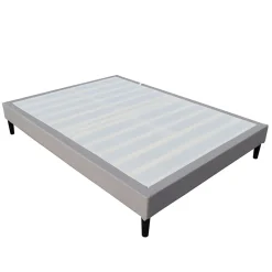 Sommier 160x200 cm - tapissier - déhoussable - lavable - pieds 20 cm - 2 x 13 lattes - confort optimal - soutien ferme ->King Of Dreams Best