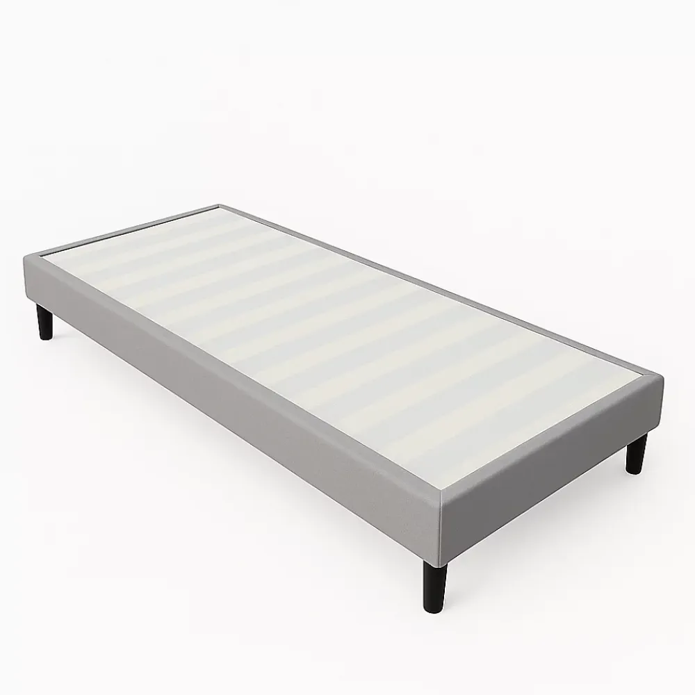 Nuits D'Or Sommier 90x200 cm Tapissier Déhoussable - 20 cm - 13 Lattes - Montage Rapide et Facile - Housse Lavable - Confort Optimal - Opale* Sommier