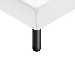 Materassiedoghe Sommier 160x200 Tapissier Déco Couleur Blanc Resistant Jusqu'à 120 Kg Par Personne* Sommier