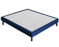 Materassiedoghe Sommier 90x200 Tapissier Déco Couleur Bleu Resistant Jusqu'à 120 Kg Par Personne* Sommier