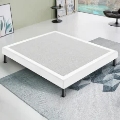 Sommier 160x190 Tapissier Déco Couleur Blanc Resistant Jusqu'à 120 Kg Par Personne>Materassiedoghe Outlet