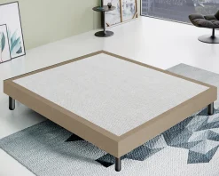 Sommier 90x200 Tapissier Déco Couleur Beige Resistant Jusqu'à 120 Kg Par Personne>Materassiedoghe Online