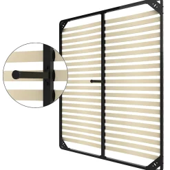 Teeno Sommier 160x200cm, 2x20 Lattes, Lit avec Sommier à Lattes* Sommier