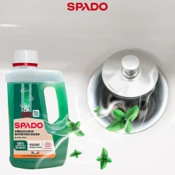 Spado entretien canalisations et déboucheur 3en1 1L* Déboucheur