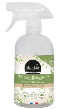 Spray destructeurs d'odeurs désinfectant 500ml>Boldair