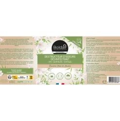 Spray destructeurs d'odeurs désinfectant 500ml>Boldair