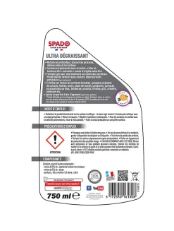 Spray gel nettoyant ultra dégraissant spécial graisses cuites Spado 750ml><noscript><img width=