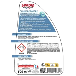 Spado Spray nettoyant déperlant cabine de douche 500ml* Nettoyant Pour Salle De Bains