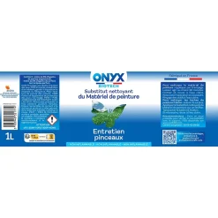 Onyx Substitut nettoyant du matériel de peintre Biotech 1L* White Spirit