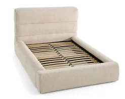 Lisa Design Sunset - lit coffre - 140x190 cm - sommier inclus - en fausse fourrure -* Lit Coffre