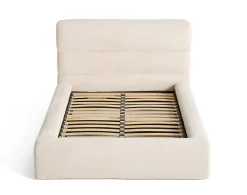 Lisa Design Sunset - lit coffre - 140x190 cm - sommier inclus - en fausse fourrure -* Lit Coffre