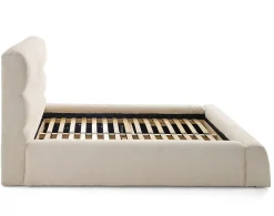 Lisa Design Sunset - lit coffre - 140x190 cm - sommier inclus - en fausse fourrure -* Lit Coffre