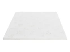 Vente-unique Surmatelas 140 x 190 cm luxe mémoire de forme coutil aloe vera ép.5cm - LACETO de NATUREA* Surmatelas