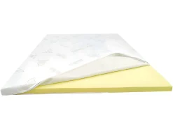Surmatelas 160 x 200 cm luxe mémoire de forme coutil aloe vera ép.5cm - LACETO de NATUREA><noscript><img width=