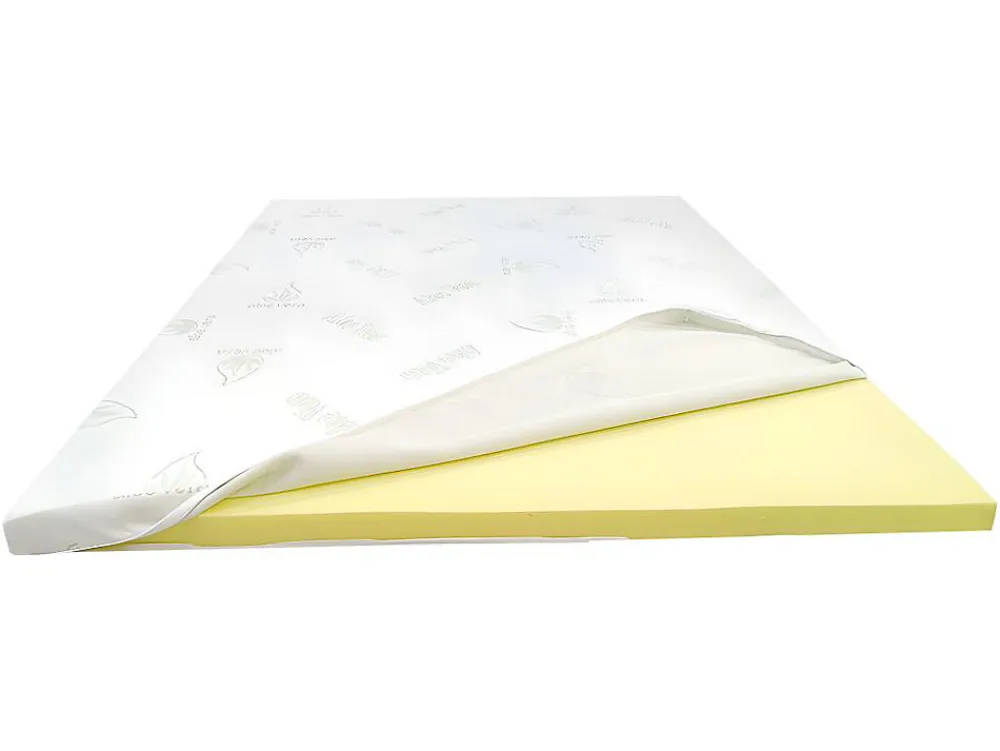 Surmatelas 160 x 200 cm luxe mémoire de forme coutil aloe vera ép.5cm - LACETO de NATUREA>Vente-unique Hot